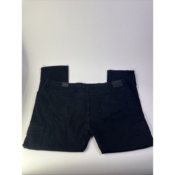 STEVES Jeans Men’s 48x32 Black Cargo Denim Pants Stretch Big & Tall NWT - Picture 7 of 7